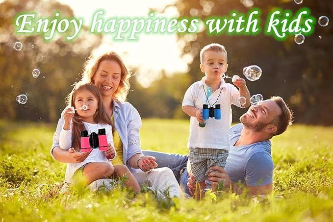 Scotamalone Kids Binoculars Shock Proof Toy Binoculars Set for Age 3-12 Years Old Boys Girls Bird Watching Educational Learning Hunting Hiking Birthday Presents