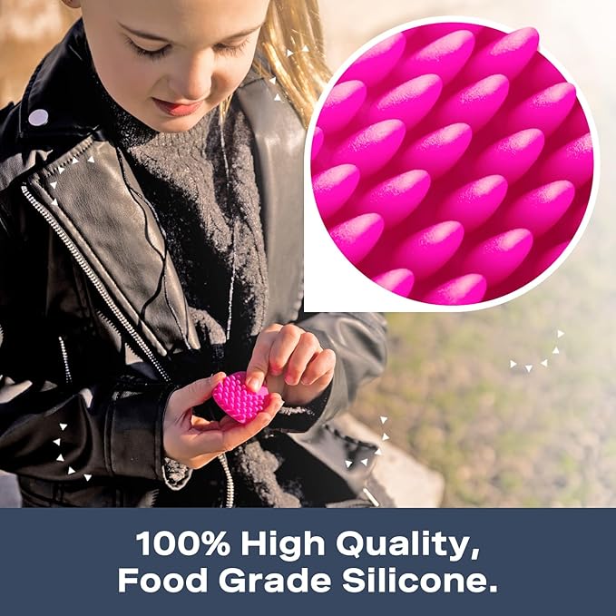 Chewy Necklace Sensory Aid for Kids, Ideal Teething Toy Made from Soft, Smooth, Food-Grade Silicone for Relief and Stimulation. Provides Comfort and Gentle Support for Children.