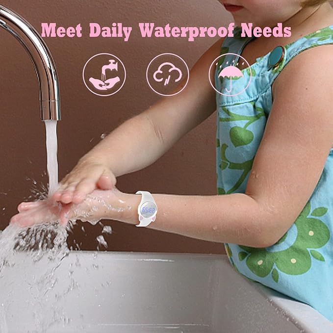 Kids Watches for Girls Boys Digital Sport Watch with Step Counter Pedometer Vibration Alarm Clock, No App Waterproof Fitness Tracker Kids Watch Boys Girls Teens Students Ages 5-16