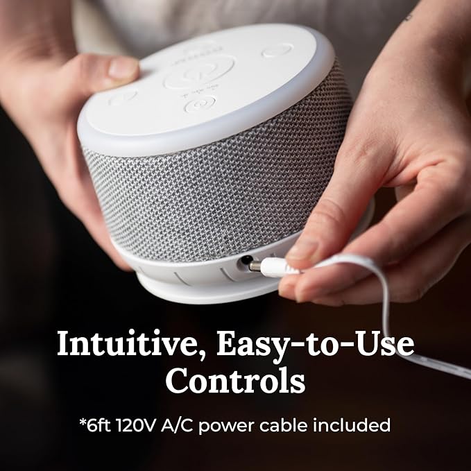 Yogasleep Dohm Nova White Noise Sound Machine, Better Sleep for Babies & Adults. Includes Night Light, 10 Fan Speeds & Calming Pink Noise for Louder Noise Masking. Noise Canceling for Office Privacy.