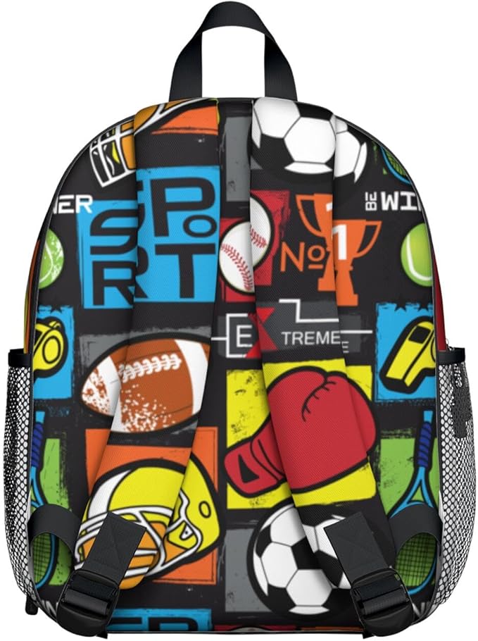 Toddler Backpack for Boys 3-8: Preschool Kindergarten Backpack - Cute Kids Backpacks for Boys-Sport