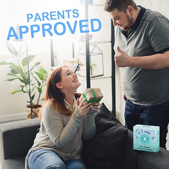 Pro Goleem Baby Closet Dividers Blue Baby Closet Organizer for Nursery Baby Clothes Size Age Dividers Fits 1.5" Rod 6 PCS