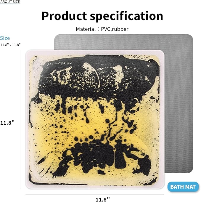 Art3d Liquid Fusion Activity Play Mat for Kids, Pack of 9 Tiles 12" X 12", Multi-Color, Round Corner