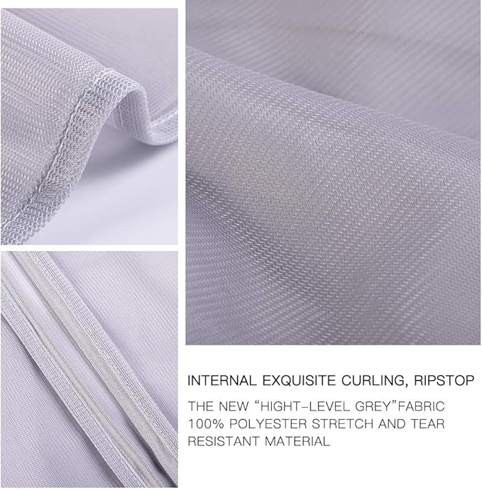 Kimmama Laundry Bag Mesh Wash Bags, Washing Machine Wash Bag, Net Washer Sack with Zipper, Dryer Pouch for Cleaning and Drying Cloths, Garment, Sweater, Delicates, lingerie, Bra, Pant, Sock, Toys