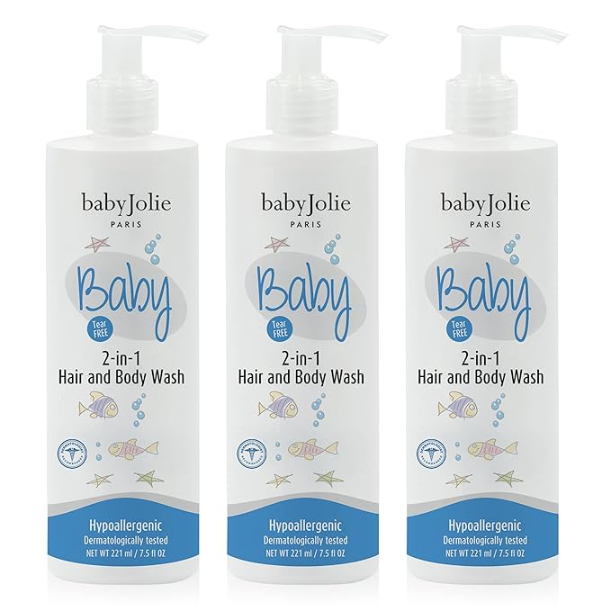 Baby Jolie Baby Body Wash, Kids Hair and Body Wash for Babies & Newborn 2-in-1, Shampoo + Soap | 7.5oz | 221ml (3)