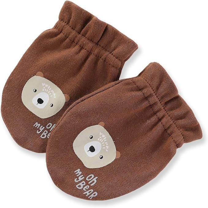 15 Pack Unisex New Born Boy Girls Hats Mittens Socks Sets Cotton Soft Infant Accessory 0-6 Months Baby Essentials