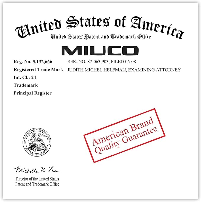 MIUCO Room Darkening Curtains Textured Grommet Thermal Insulated Blackout Curtains for Bedroom Set of 2 52x95 Inch Greyish White