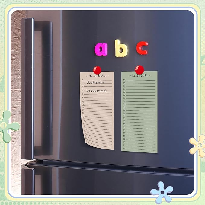 Censen 10 Pack 500 Sheets To Do List Notes Daily Checklist Notepads with 50 Sheets Each Undated Color Memo Pad Block Shopping List Pad Weekly Plan Notepad Organizer Planners(Morandi Color,Frame)