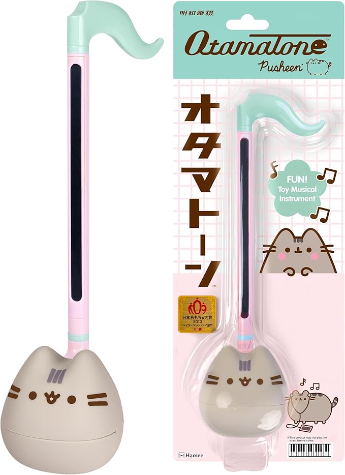 Otamatone Pusheen The Cat Electronic Portable Music Instrument / Synthesizer Toy from Japan by Maywa Denki [Limited Edition [English Instructions]