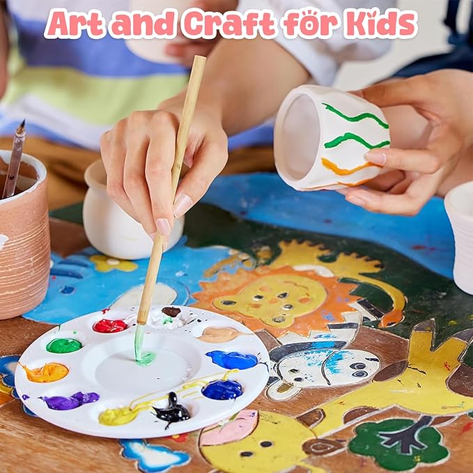 Skirfy Pottery Wheel for Kids Art Crafts Kits for Kids Ages 6-8 9-12 Clay Sculpting Tools & Painting Kit,Birthday Girls Toys 8-10,DIY Kits Clay Maker for Beginners