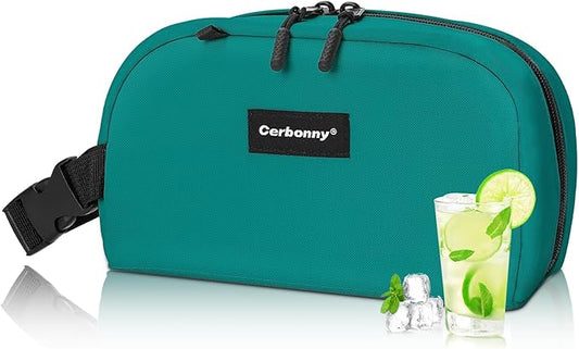 Small Cooler Bag Freezable Lunch Bag for Work School Travel,Leak-Proof Small Lunch Bag for Adults,Freezer Lunch Bags,Freezable Snack Bag Fit for Yogurt