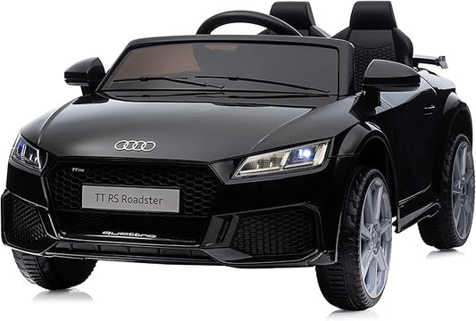 Kids Electric Car, Licensed Audi 6V Kids Ride on Toy Car for Toddlers with Remote - Black