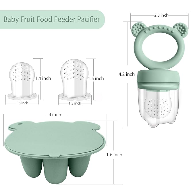Baby Food Freezer Tray and Teething Popsicle Molds – The Perfect Solution for Your Little One's Teething and Feeding Needs
