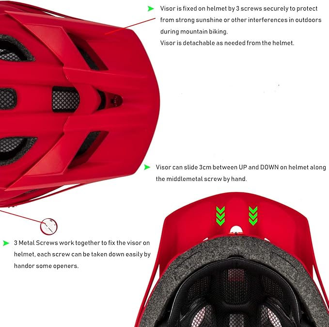 Kids Bike Helmet, SIFVO Kids Helmet 8+ Boys and Girls Bike Helmet with Cool Visor, Bike Helmets for Kids, Youth Bike Helmet Kids Mountain Bike Helmet Lightweight and Sturdy【55-58cm】