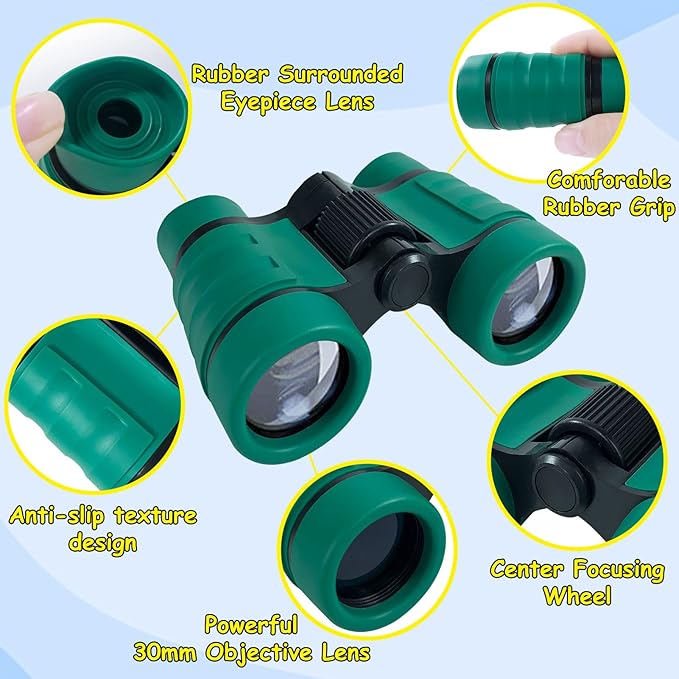 ESSENSON Bug Catcher and Kids Explorer Kit, Outdoor Bug Catching Explorer Adventure Kit with Binoculars, Summer Outdoor Toys for Kids Ages 4-8