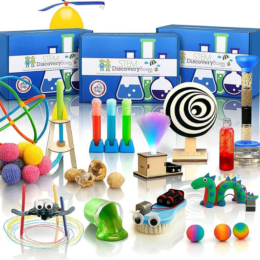 – 3 Month Subscription | 3 Science Kits, 9 Total Hands-On STEM Projects | Educational Building Learning Toys & Activities for Kids Ages 7-12 | Boys & Girls Gift