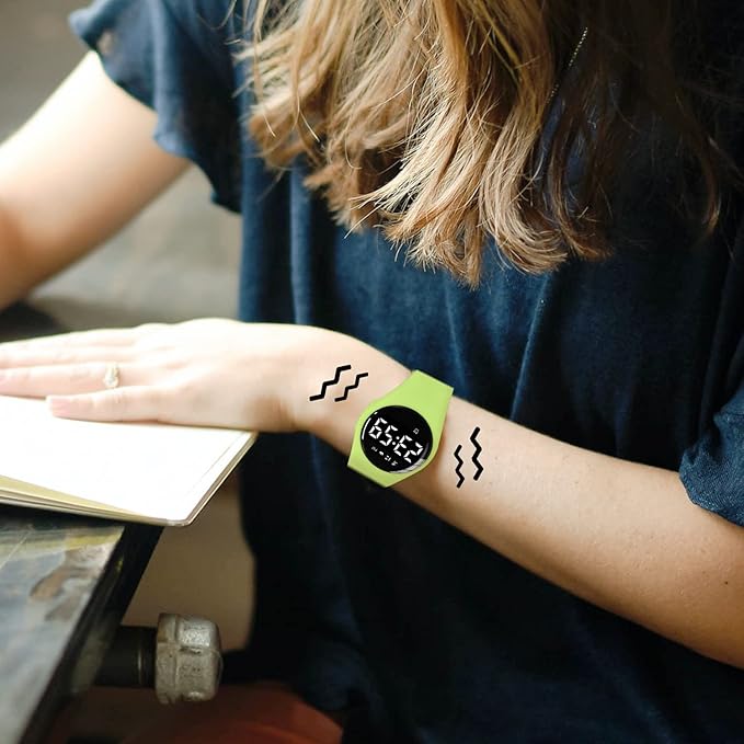 Kids Watches for Girls Boys Digital Sport Watch with Step Counter Pedometer Vibration Alarm Clock, No App Waterproof Fitness Tracker Kids Watch Boys Girls Teens Students Ages 5-16