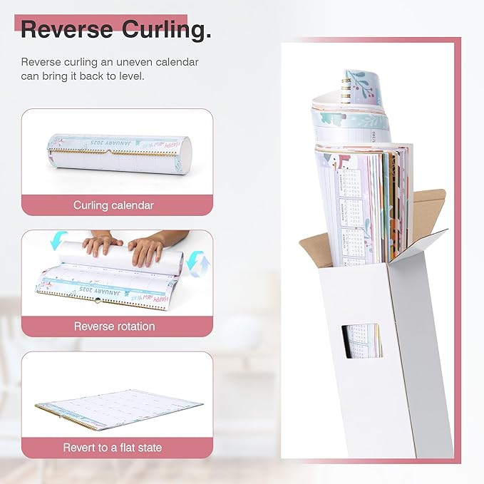 Wall Calendar 2025-2026 Large with Spiral Bound, 18 Month Big Calendar from Jan 2025 to Jun 2026, Vertical Large Monthly Desk Calendar 2025-2026 for Wall, Calendario 2025 (17"x22")