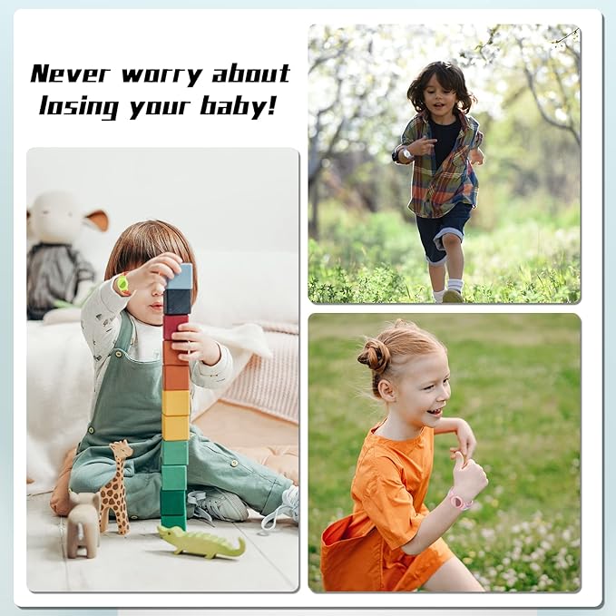 Kids Bracelet Compatible with AirTag, GPS Kid Tracker Holder Braided Wristband for Apple Air Tag, 2022 Upgraded Nylon Adjustable Anti Lost Airtag Watch Band for Kids Children Elders (Navy Blue)