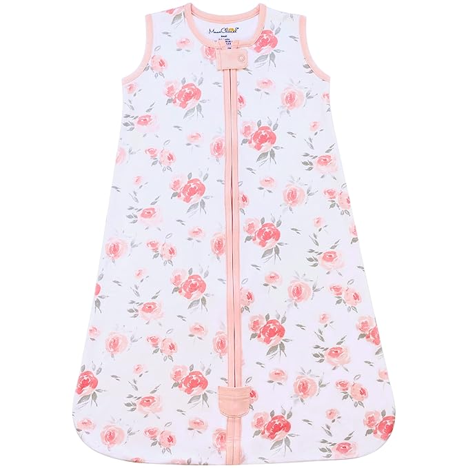 Mama Cheetah Baby Sleep Sack 2.5 TOG, Winter Baby Sleeping Bag with 2-Way Zipper, Organic Cotton Swaddle Transition Wearable Blanket for Boy Girl Infant Toddler, 6-12 Months, 1-Pack