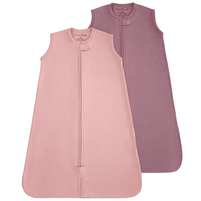 Mama Cheetah Baby Sleep Sack 0.5 TOG, Organic Cotton Baby Wearable Blanket with Two-Way Zipper, Swaddle Transition Baby Sleeping Bag for Newborn Infant Toddler Boy Girl, 0-6 Month