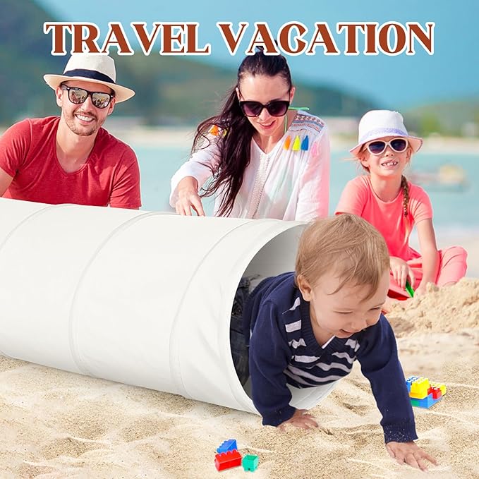 Moncoland Kids Play Tunnel Tent for Toddlers,Colorful Pop Up Crawl Toy Baby Children or Dog Cat Pets,Collapsible Gift Boy and Girl Indoor Outdoor Games (Kids Tunnel)