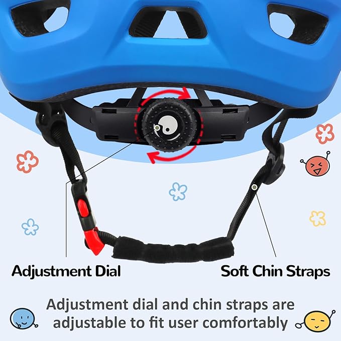Toddler/Kids Bike Helmet, Adjustable and Multi-Sport, from Infant to Schoolchild, 2 Sizes
