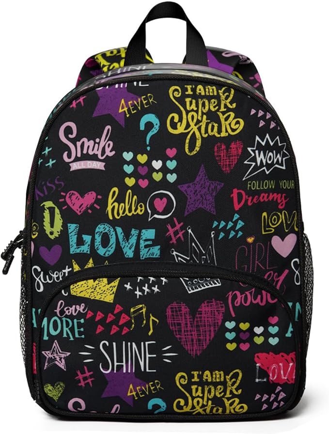 Toddler Backpack for Girls 3-8: Preschool Kindergarten Backpack - Cute Kids Backpacks for Girls-Confident Girl