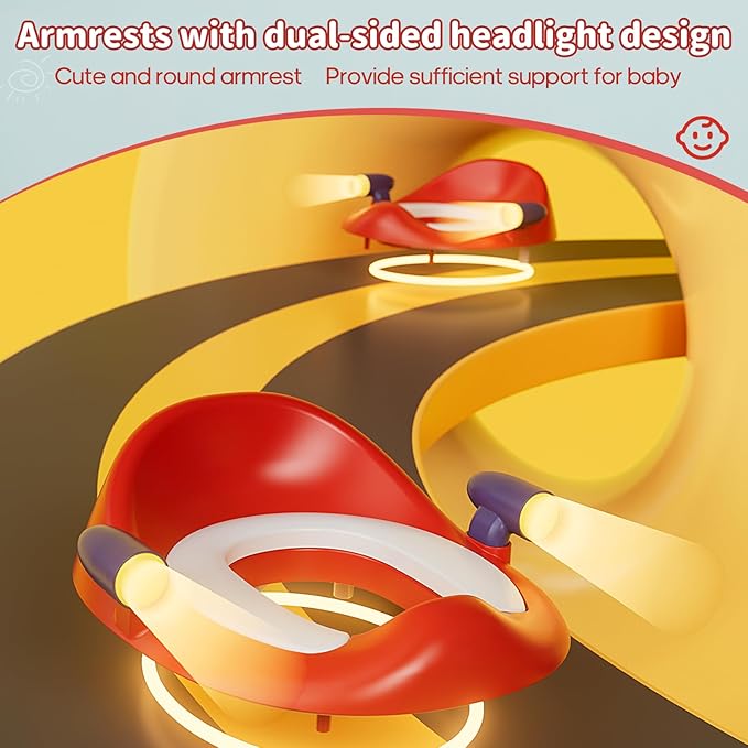 Potty Training Toilet Seat with Kids Step Stool Anti-Slip Toddler Potty Seat with Soft Cushion, Baby Potty Training Set Toddlers Toilet Seat for Boys and Girls (DarkBlue)