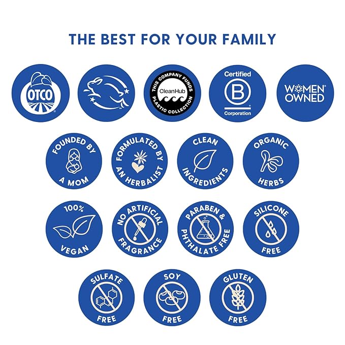 Motherlove Baby & All Soap (Variety Pack, 3.4oz) Travel Size Gentle Foaming All-Purpose Castile Soap Made with Organic Ingredients