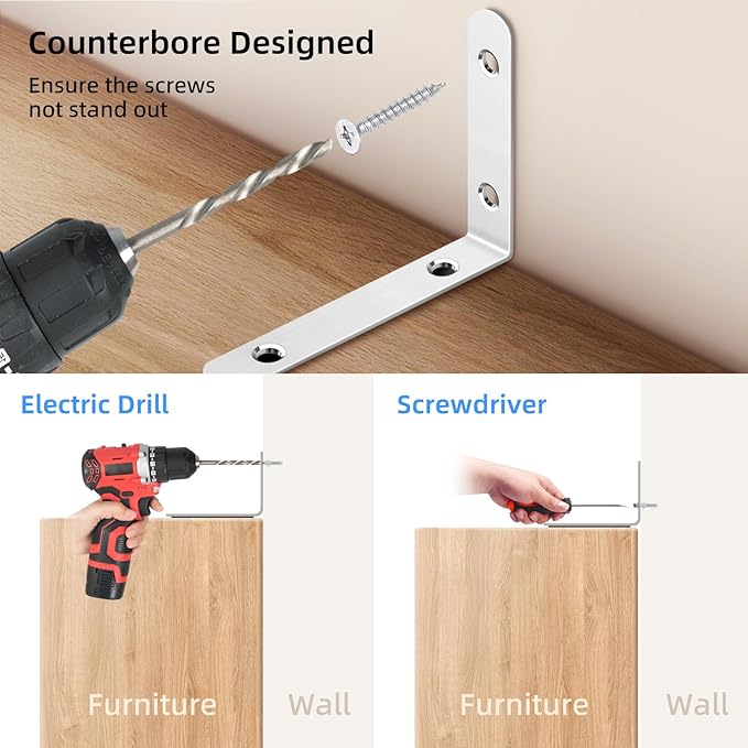 furniture anchors safety Wall straps: Baby Proofing Anti Tip Cabinet, Furniture Anchors for Dresser Secure Child Security Mount Kits 4 Pack