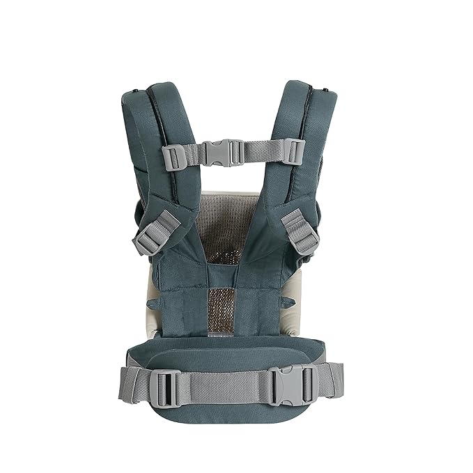 Joie Savvy Baby Carrier – Ergonomic, Adjustable Baby Carrier with 4 Carry Positions, Padded Shoulder Straps and Lumbar Support (Marina)