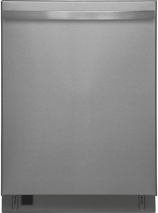 Kenmore 24" Built-in Stainless Steel Tub Dishwasher EasyFlex Third Rack, TurboDry, SmartWash & Reach-Thru Handle-15 Place Settings-45 DBA, Energy Star Certified, Fingerprint Resistant