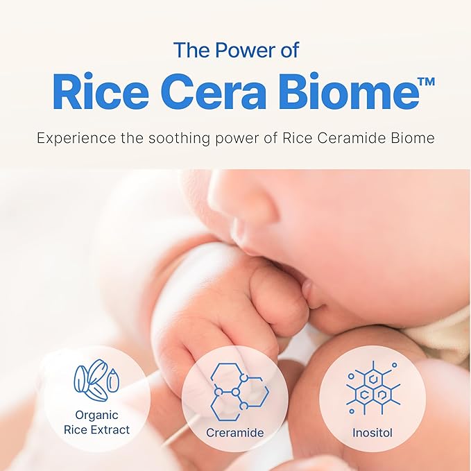 BEBESUP- 베베숲 Daily Hydration Baby Lotion | Korean Skincare for Sensitive & Atopic Skin 100-Hour Hydration Organic Rice & Ceramide Formula Hypoallergenic Fast Absorbing 10.14 fl. oz