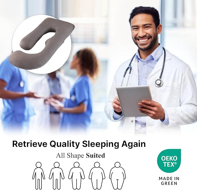 Pregnancy Pillow, Full Body Maternity Pillow 57 inch, with Removable Washable Cover - Sleep Support for Legs, Back, Neck, Shoulder, HIPS, Belly for Pregnent Women (Cooling Cover)