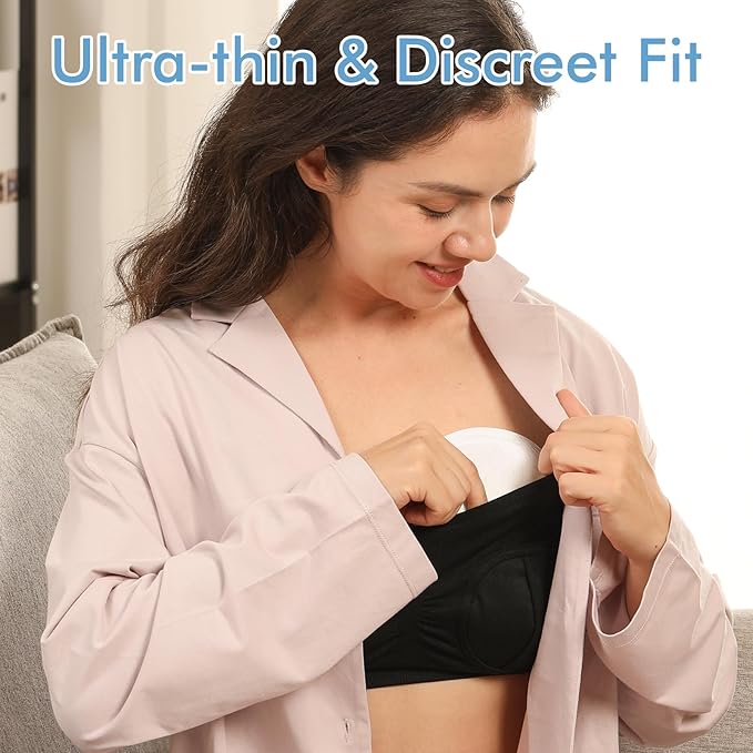 NCVI Super Absorbent Disposable Nursing Pads 180 Count, Stay Dry Breast Pads for Leaking Milk, Soft and Breathable, Leakproof Nipple Pads Individually Wrapped, Breastfeeding Essentials for Moms