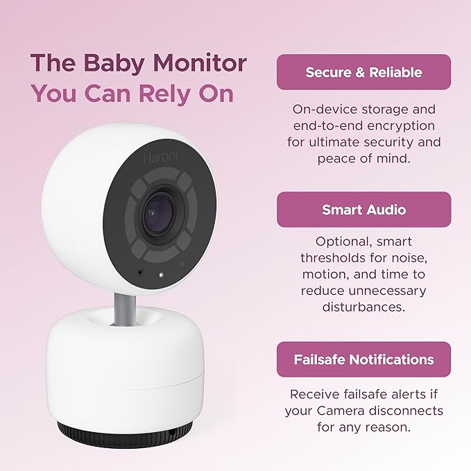 Smart Baby Monitor with 10” Tablet - The Most Reliable Way to Monitor Your Baby with or Without Internet - Private & Secure - Travel Friendly - Supports 2+ Cameras - Lifetime Membership