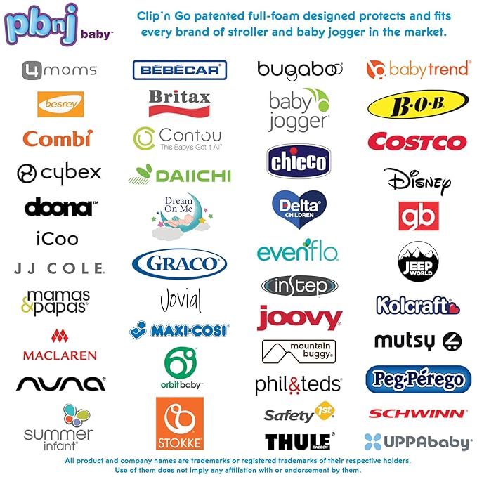 Stroller Hooks for Hanging Diaper Bags - Mommy Stroller Clip and Stroller Accessories Organizer Hook - Large Carabiner Clips for Mom Purse Shopping Grocery Bag and Accessory - (2 Pack) (Clips)