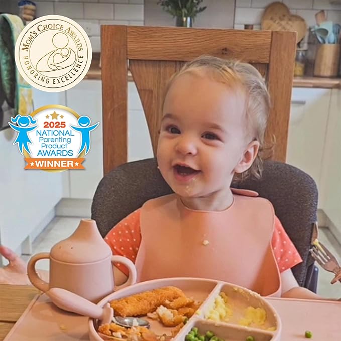 Moonkie Silicone Baby Sippy Cups | 3 Stages Training Cup Straw Cup for Infants Toddlers and Kid | 4 oz 1Pack