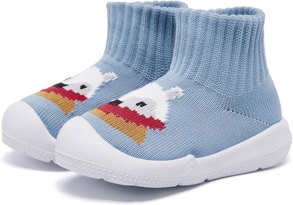 MORENDL Toddler Sock Shoes Baby Walking Shoes Infant Slippers Boys & Girls Non-Slip Sneakers