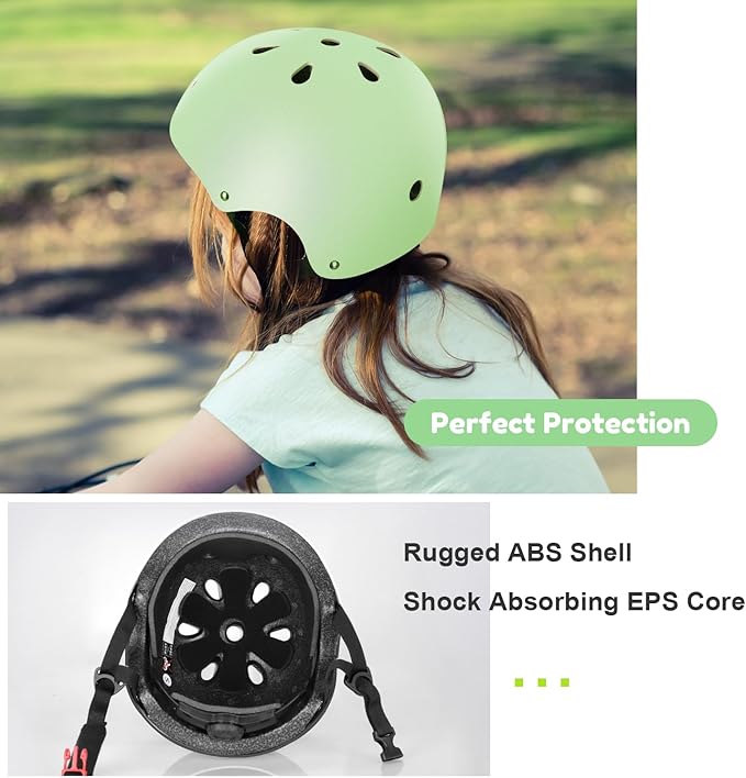 Kids Helmet, Toddler Adjustable Kids Ages 3-8 Years Old Boys Girls Multi-Sports Safety