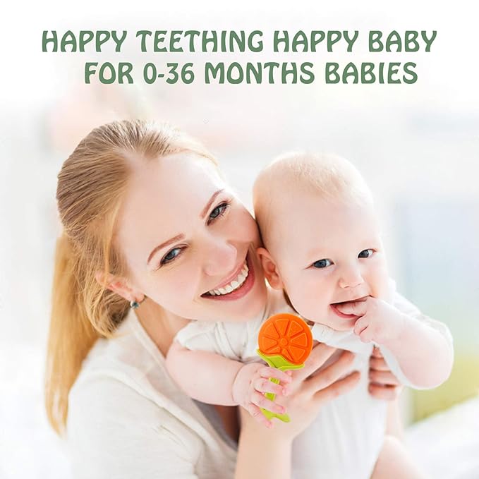 Baby Teething Toys for 0-6 6-12 Months (5 Pack) - Tinabless Food Grade Silicone Teething Mitten&Teething Relief Toys Set, BPA-Free, Freezer Safe for Infants and Toddlers, Silicone Baby Teethers(Green)