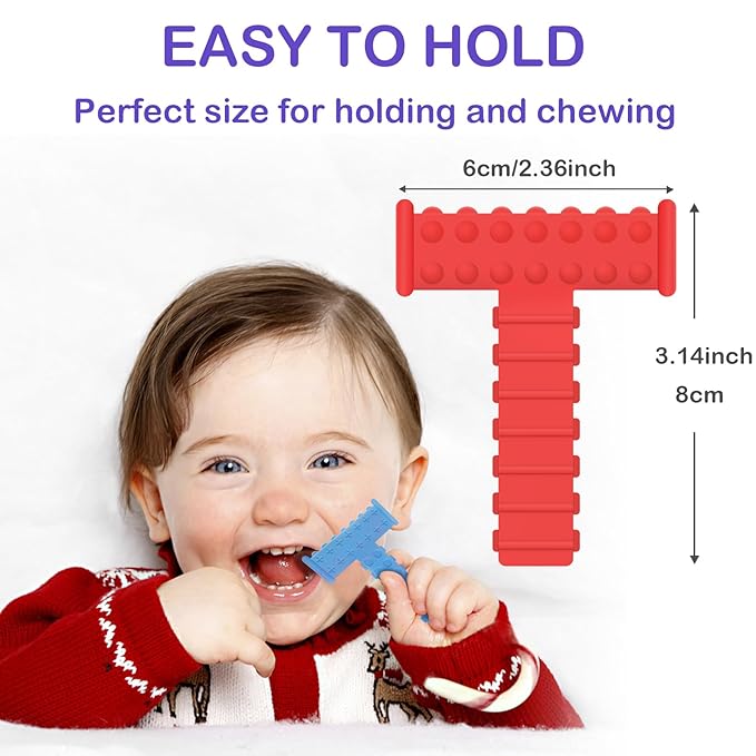 ERKOON Sensory Chew Toys for Autistic Children, 4pcs Teething Chewy Tubes Oral Motor Toys for Chewies with Special Needs, Autism Children Teether Straw BPA Without Refrigerator & Dishwasher Safe