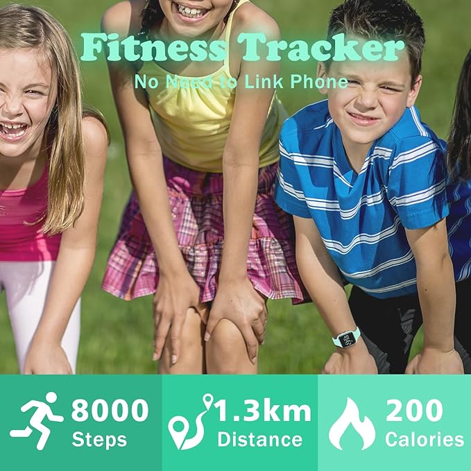 Kids Watches for Girls Boys Digital Sport Watch with Step Counter Pedometer Vibration Alarm Clock, No App Waterproof Fitness Tracker Kids Watch Boys Girls Teens Students Ages 5-16