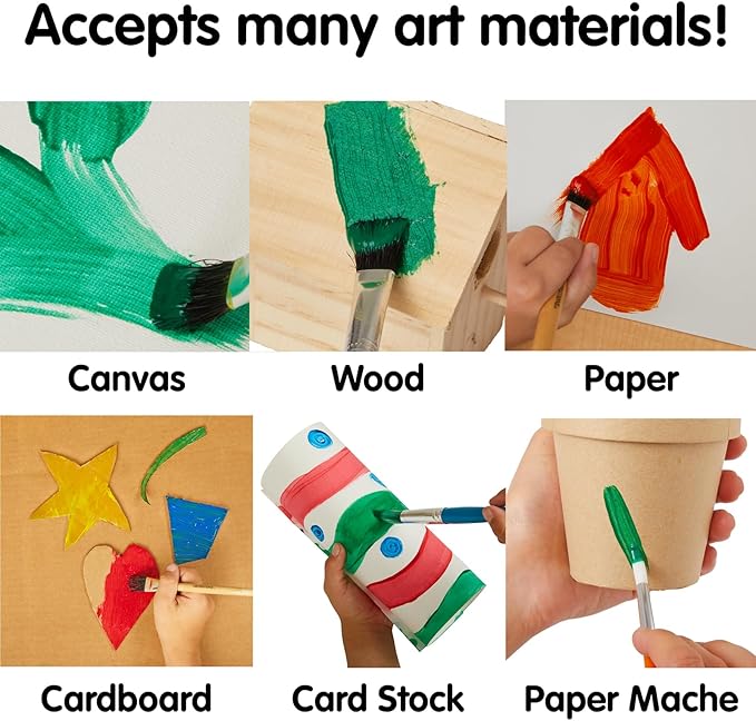 Colorations Washable Tempera Paint, Classroom Art Supplies, School Paints, Gallon Size, 12 Colors, Non Toxic, Bright Bold Color, Kids Paint, Craft, Hobby, Fun, Crafting Supply, Paint Set