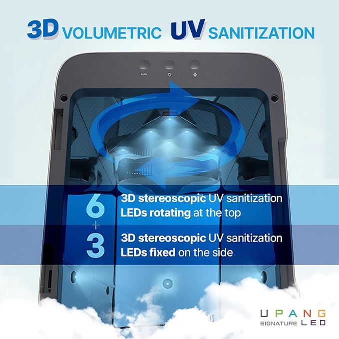 Signature UV LED Waterless Baby Bottle Sanitizer Large Capacity UV All-in-One Household Cleaning Sanitizing (Nordic Grey)