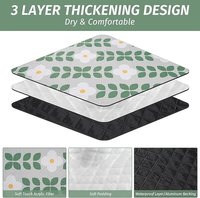 Picnic Blankets Extra Large - Beach Blanket Waterproof Sandproof with Shoulder Strap, Machine Washable, Outdoor Blanket with Stakes for Grass Concert, Park, Lawn,Travel,Spring Summer.Green