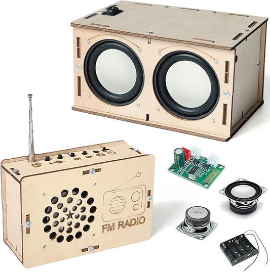 STEM Toys for Ages 8-13 Building Kits Kids Stocking Stuffers Teen Birthday Gifts for 9 10 11 12 14 15 16+ Year Old Boys Girls Science Engineering Circuits Electronics Projects DIY Speaker Radio