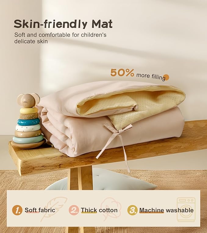 Play Tent with Mat, Star Light Large Kids Playhouse with Windows Easy to Wash, Indoor and Outdoor Play Tents for Kids, Little Dove Toys for Girls, Boys, 47x40x52 (Blue Playhouse, Large Size)