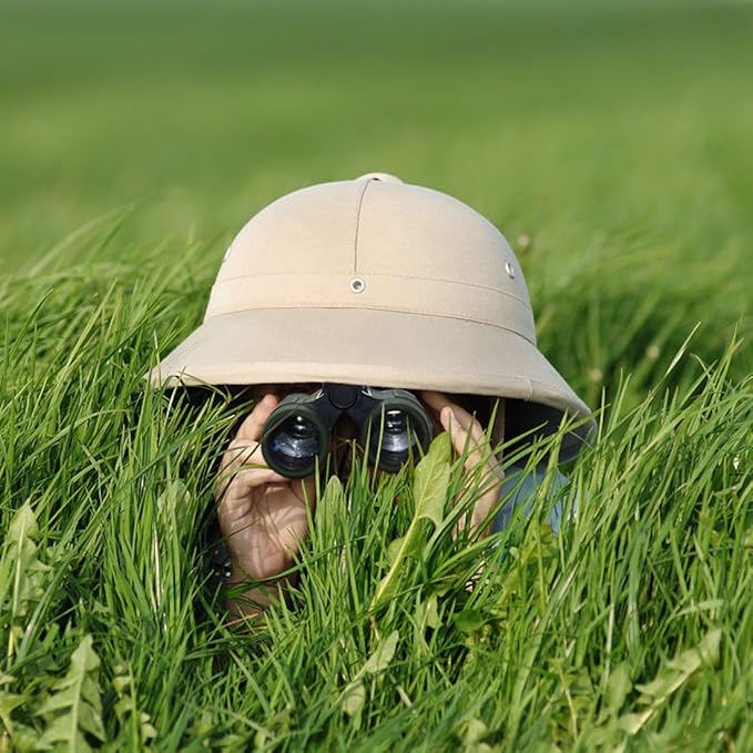 Kids Outdoor Adventure Set :Educational Children’s Toys Binoculars, LED Headlamp Flashlight, Compass, Magnifying Glass Whistle Butterfly Net & Backpack(Camo Color) for Boys